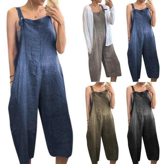 black dungaree playsuit