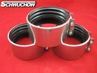 3 x Eternit Spannmuffe Connect DN 100 Verbinder Schelle Rohr Muffe Abflußrohr CV