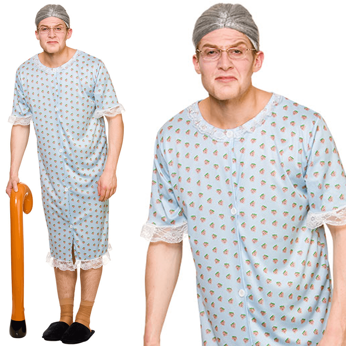 Ladies Grandma Fancy Dress Costume 