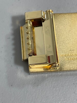 The White Ball Gold Belt Buckle whiteball_leather01.jpg?fit=  main image 4