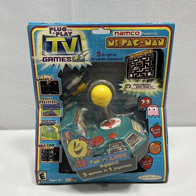 SEALED Ms. Pac-Man TV Games (TV game systems, 2004) Plus 4 Other Classic Games