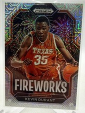 2023 Prizm Draft Picks Kevin Durant Numbered /25 Fireworks Mojo Prizm #17