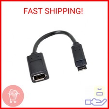 cablecc IEEE 1394 6Pin Female to 1394b 9Pin Male Firewire 400 to 800 Cable 20cm
