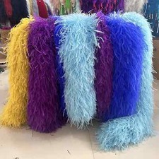 26PLY Thick Ostrich Feather Boa Cozy Amazing Trim Plume Shawl Feather Crafts
