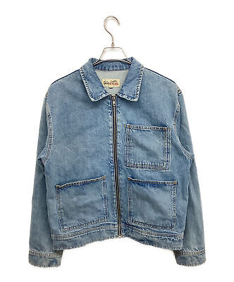 stussy Denim Zip Work Jacket Denim zip work jacket Size: M stussy Denim Zip Work Jacket Denim zip work jacket Size: M