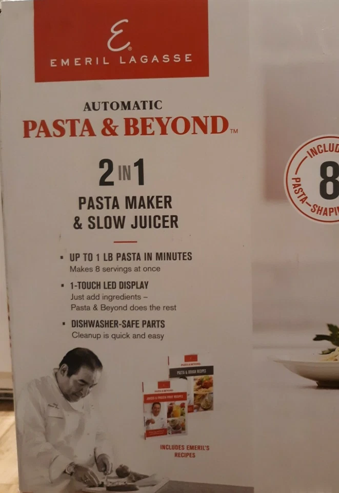 Emeril Lagasse Automatic Pasta & Beyond - 2 in 1 Past Maker & Slow Juicer - Image 2 of 4