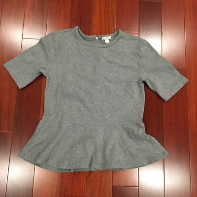 Gap Designed & Crafted Women's Gray Half Sleeve Cable Top Skirt Size M zara H&M