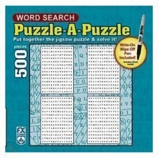 WORD SEARCH JIGSAW PUZZLE 500 PIECE F X SCMID NEW FACTORY SEALED