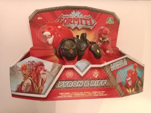 GORMITI 2018 PYRON & RIFF CON LUCI E SUONI GIOCHI PREZIOSI ACTION FIGURE 15CM