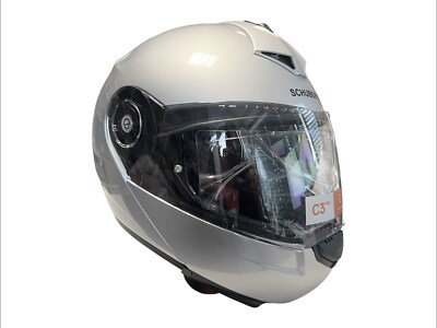 Schuberth C3 Pro Silber Motorrad Touren Klapphelm Gr. XXL / Neuwertig