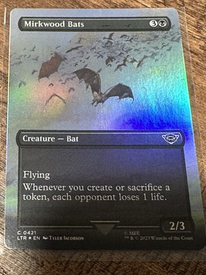 MTG The Lord of the Rings Mirkwood Bats Borderless #0421 C