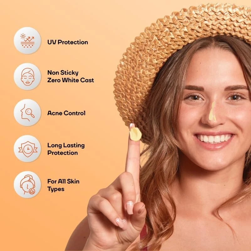 MOUNTAINOR Anti Acne Sunscreen UV Gel SPF50+ PA++++50g Dermatologically All Skin - Image 2 of 4