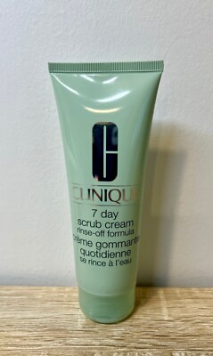 Clinique 7 Day Scrub Cream Rinse-Off Formula 3.4oz/100ml Full Size