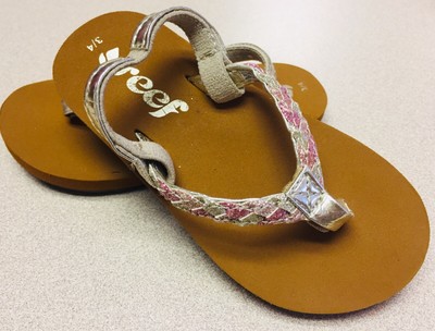 girls reef flip flops