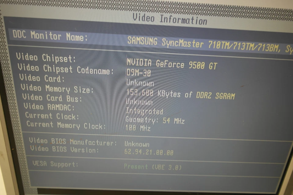 Nvidia GeFORCE 9500GT 512 MB*16 PCI-e GPU dual 2*DVI S-VIDEO - Image 2 of 4