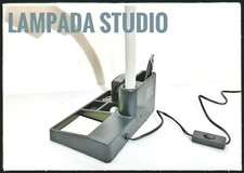 LAMPADA   TAVOLO AZZURRA studio HOBBY computer CON BRACCIO FLEX alta 40 Cm.