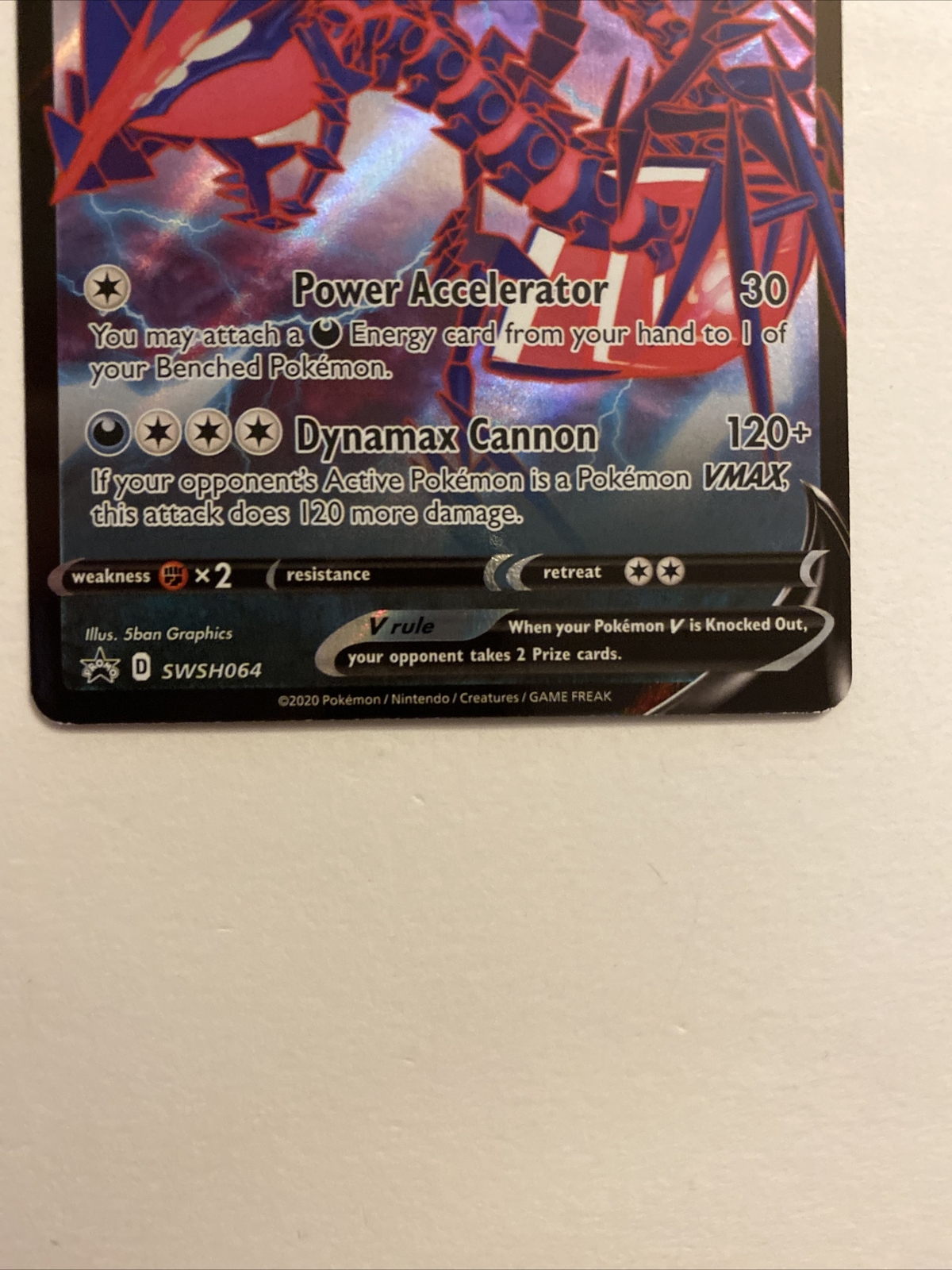 SWSH064 Eternatus V HOLO S&S Promo Pokemon Card Box Fresh eBay