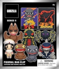 Monogram International - Godzilla Series 5 Figural 3D Bag Clip - YOU CHOOSE!!