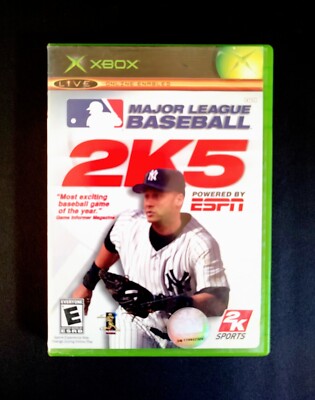 Major League Baseball 2K5 Xbox Live Microsoft 2005 Game Powered ESPN 2K Sports