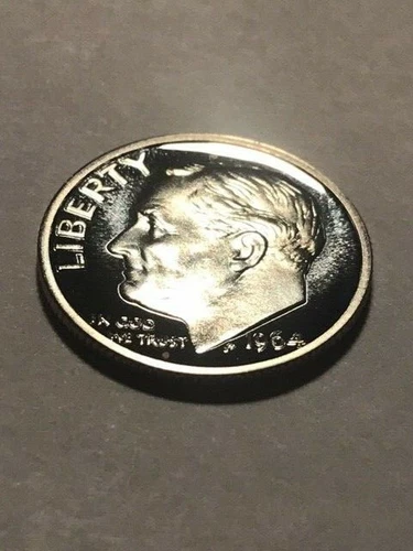 1964 Roosevelt Silver Dime  Lustrous Gem Proof #16692