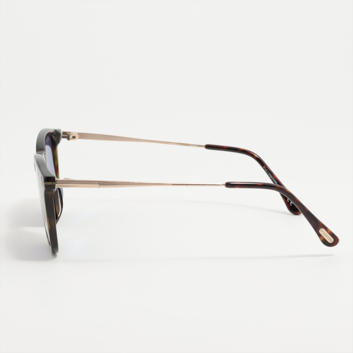 Tom Ford Sunglasses Plastic Brown Tortoise Frame With Gold  display picture 2