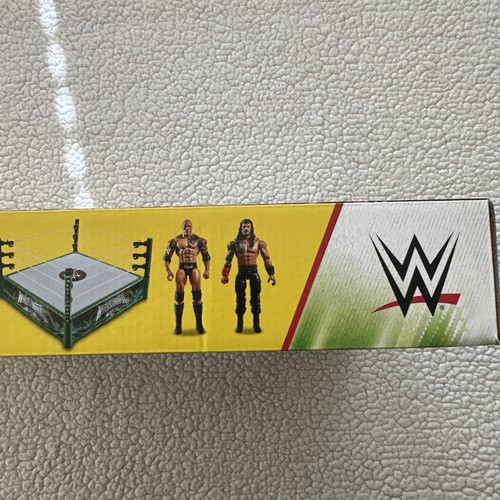 Anillo Mattel WWE Bloodline Rules Wrestlemania XL con Roman Reigns y figuras de rock - Imagen 9 de 12