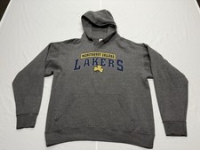 Mercyhurst University Lakers (NY) Vintage Pullover Hoodie Made In USA Size Large