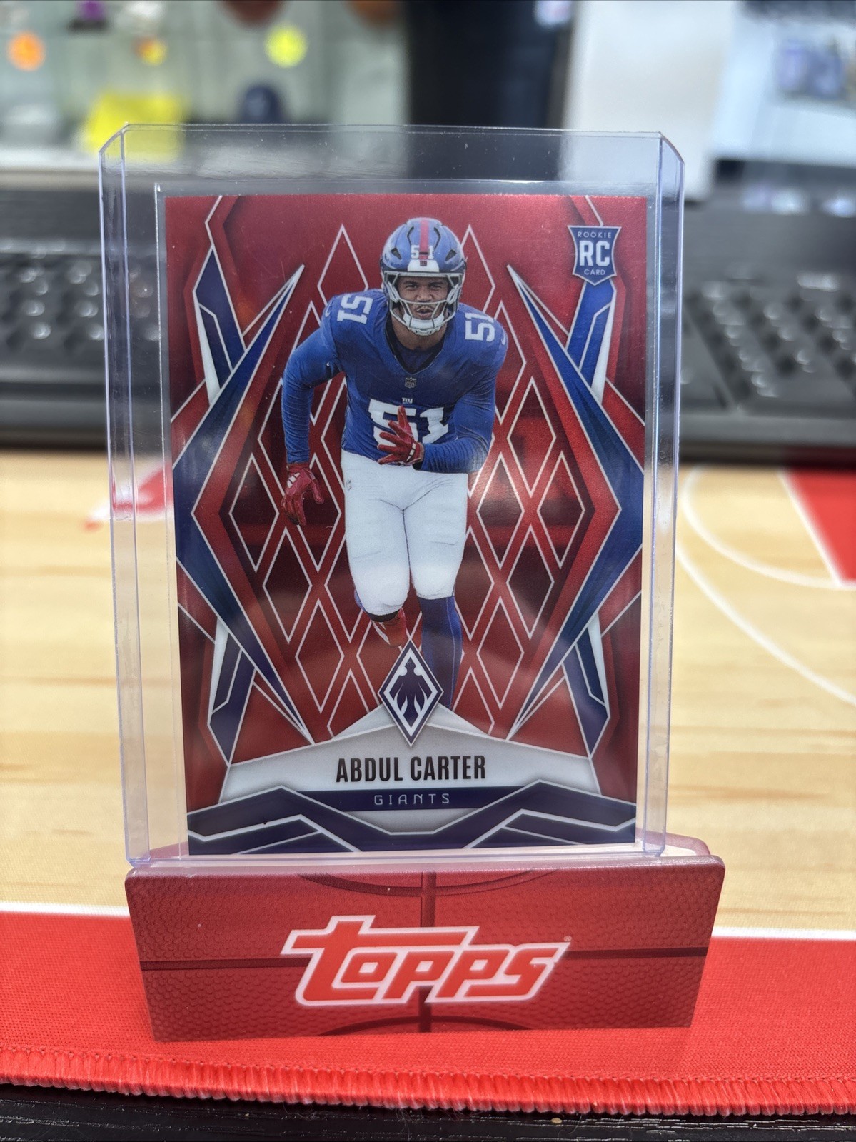 2025 Panini Phoenix - Rookies Abdul Carter #177 Red /99 (RC)