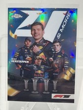 MAX VERSTAPPEN 2025 Topps Chrome F1 4 & More Titles Card RED BULL Error 00/00