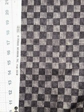 Debbie Mumm Squares Black Gray SSI Cotton Fabric 1/2 Yard 18 By 45   New