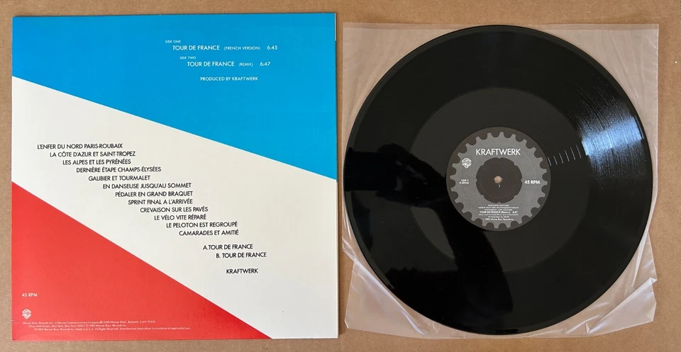 Kraftwerk Tour de France Vinyl EP Record - Image 2 of 2