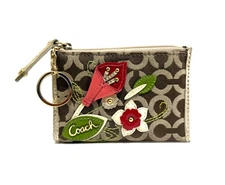 RARE Coach Y2K Op Art C Bonnie Cashin MIni Skinny Key Coin Case Wallet WOW!