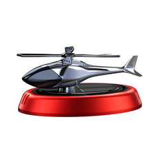 Solar Rotating Helicopter Car Air Freshener Aromatherapy Diffuser Ornament