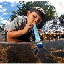 8.66  Personal Water Filter for Hiking RV Camping Travel Emergency Preparedness