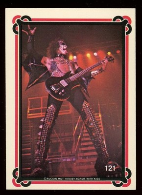 1978 Donruss Kiss 2nd Series #121 Gene Simmons Pack Fresh NM