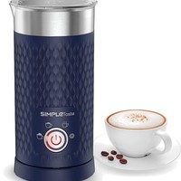 MilchaufschäUmer 4-In-1 Elektrisch Edelstahl Automatischer Cappuccino Latte S...