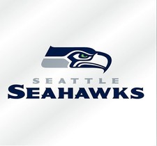 Seattle Seahawks 3 Inch Flat Static Cling Decal