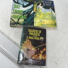 Paul Park trilogy HCDJ Cult of Loving Kindness/Sugar Rain/Soldiers of Paradise