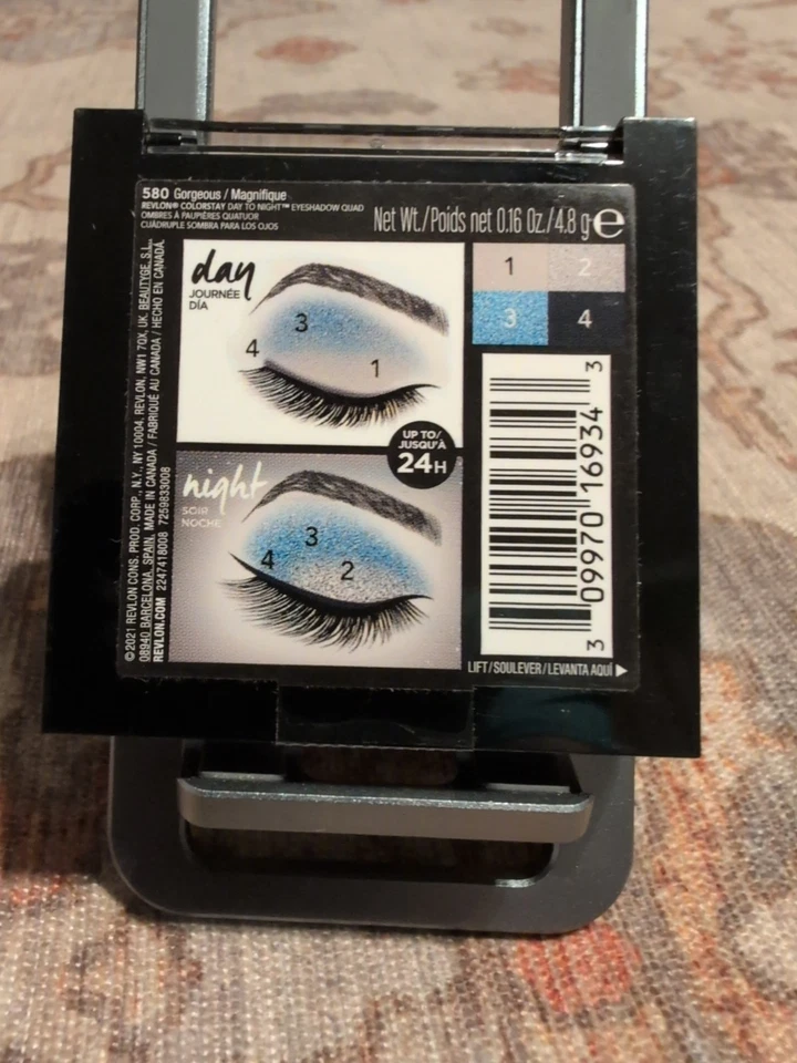 Revlon ColorStay Day to Night 24 HR Eye Shadow Quad Sealed ~ 580 Gorgeous - Image 2 of 3