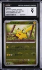 2023 POKEMON JAPANESE POKEMON 151 POKE BALL REVERSE HOLO #025 PIKACHU CGC 9