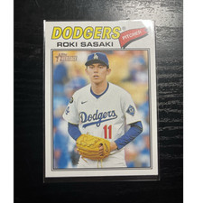 Topps Heritage 2026 Roki Sasaki Los Angeles Dodgers #39 Base Card