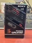 Vintage Sony WM-F202 Walkman Cassette Player Working Japan