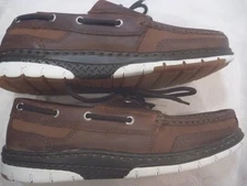 New Sperry Tarpon Ultralite 2-Eye Boat Shoes Brown Leather Men 8 M Top Sider