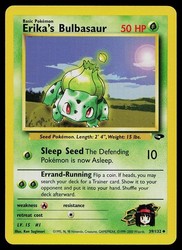 Erika's Bulbasaur 39/132 Gym Challenge Uncommon