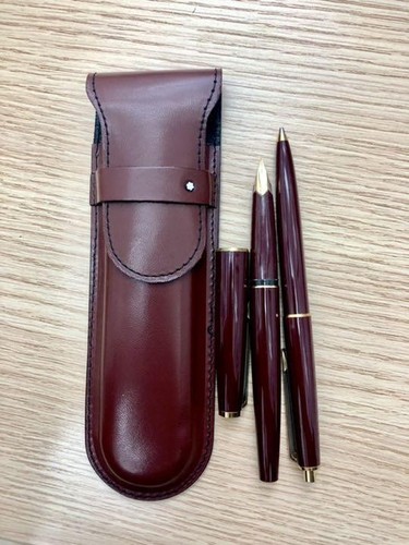 Stylo Plume Vintage Wearever Cardinal + Crayon Mécanique Style Marbre - Occasion