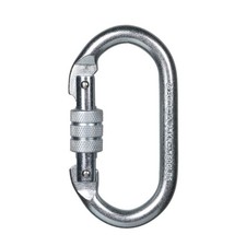 2 Pack 25KN Screwgate Carabiner Clip Hook for Climbing, Rigging, Ropes, Hammocks