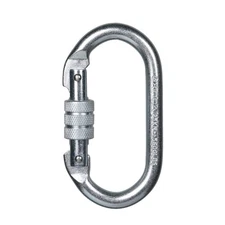 2 Pack 25KN Screwgate Carabiner Clip Hook for Climbing, Rigging, Ropes, Hammocks