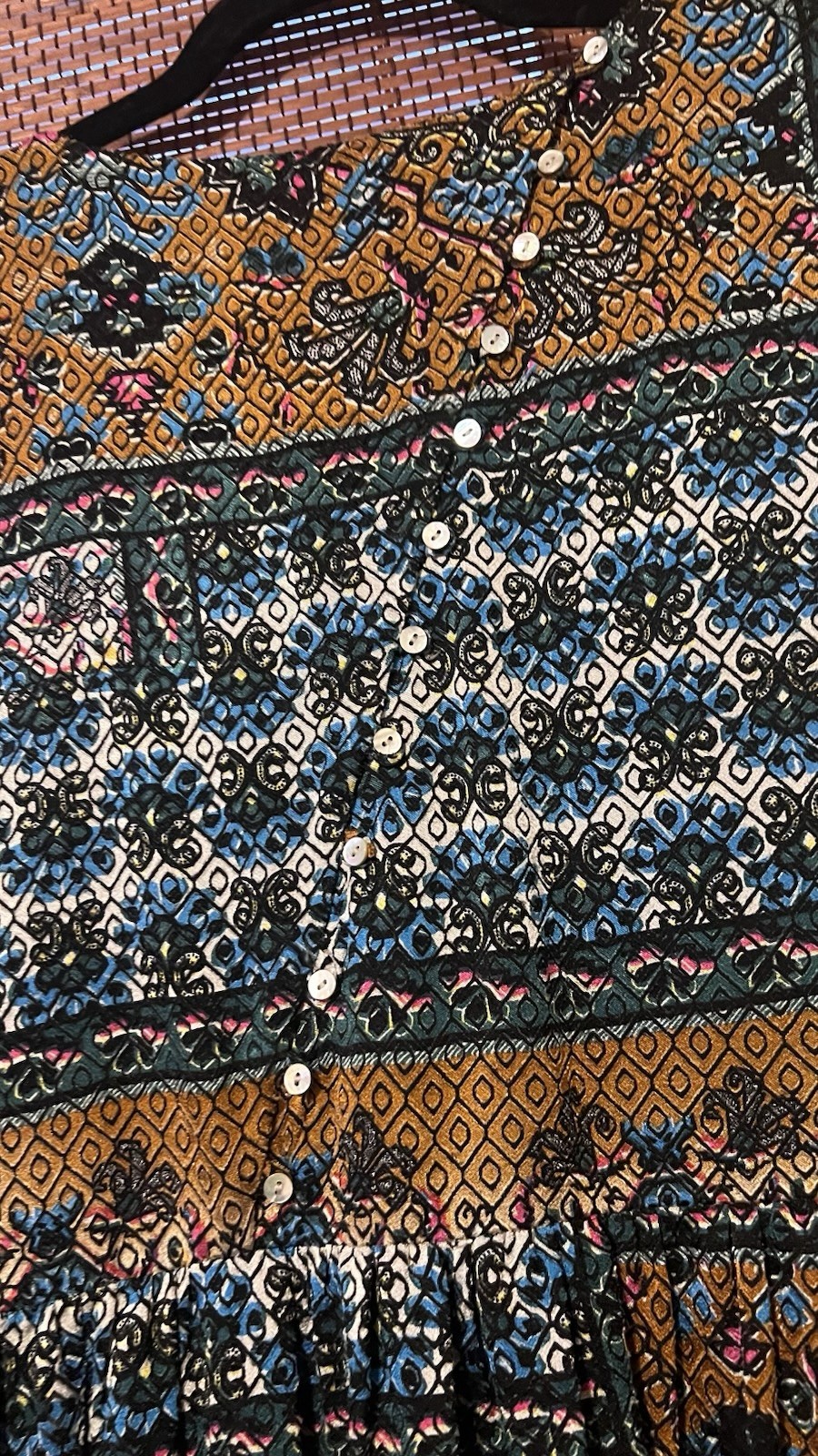 Zara Trafaluc Collection Patchwork Print Midi Dre… - image 4