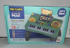 Baby DJ Table for Toddler 1-3 Musical Baby Piano Toys with Music Light Toddl