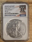 2025-P American Silver Eagle NGC MS69 Eagle Privy Early Releases Philadelphia...